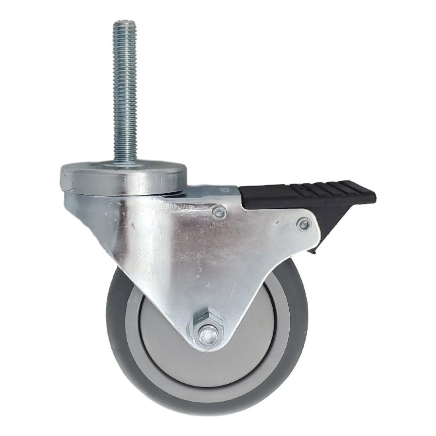 Rubber Tread Stem Casters