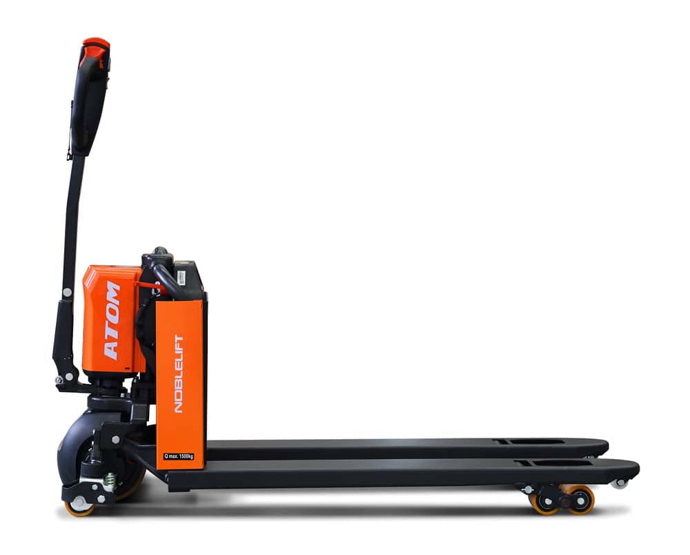 Electric pallet truck - 1500 kg with lithium battery and charger