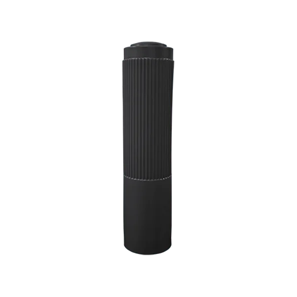 Ribbed Decorative Bollard Covers for 10 Inch Pipe - S4 Bollards