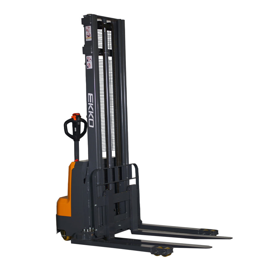 Full Electric Straddle Stacker 2800 lbs Capacity with Adjustable Legs - EB13C
