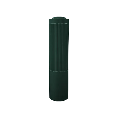 Ribbed Decorative Bollard Covers for 10 Inch Pipe - S4 Bollards