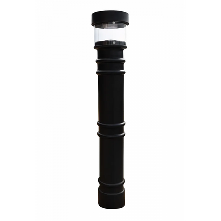Hard Wired Lighted Bollard Covers for 4" and 6" Pipe - S4 Bollards