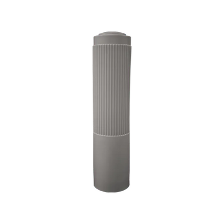 Ribbed Decorative Bollard Covers for 10 Inch Pipe - S4 Bollards