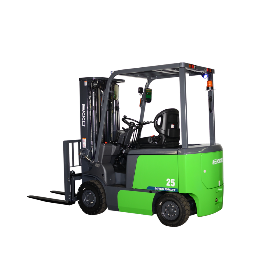EKKO EK25T-Li Lithium Powered Forklift, 5000 lbs. Capacity.