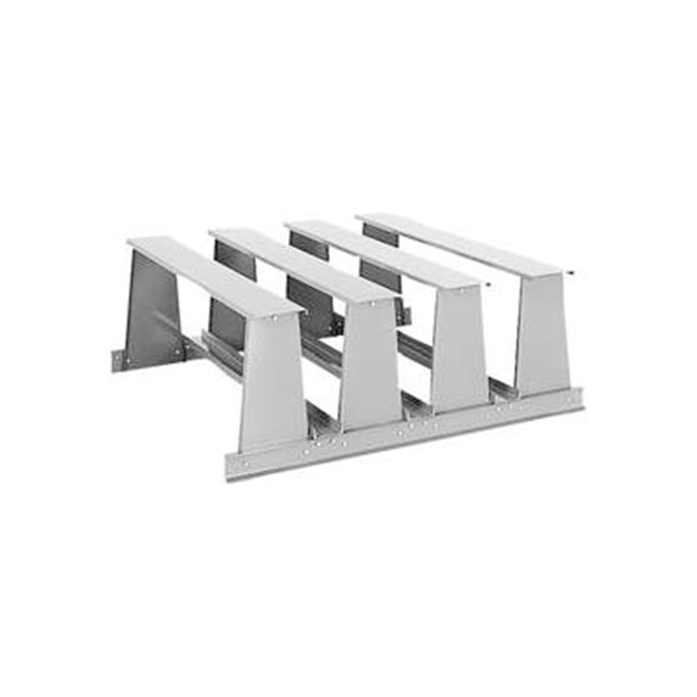 Compact Vertical Storage Rack - Up to 32,500 lbs & 12' Sheets - Meco-Omaha