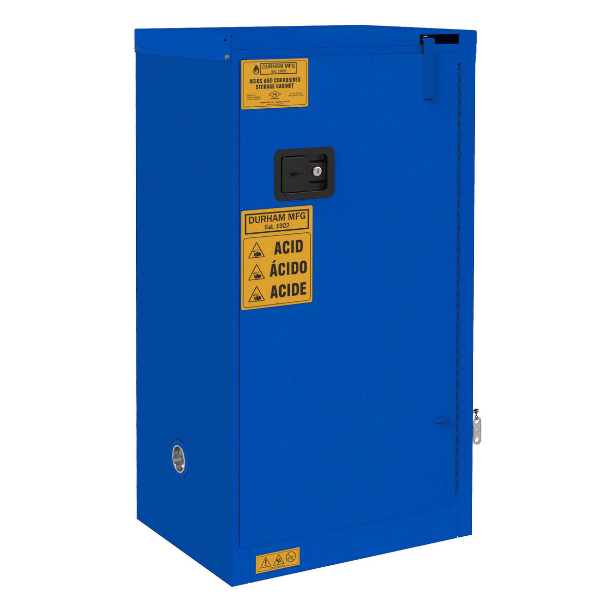 Corrosive Storage, 16 Gallon, Self Close - Durham