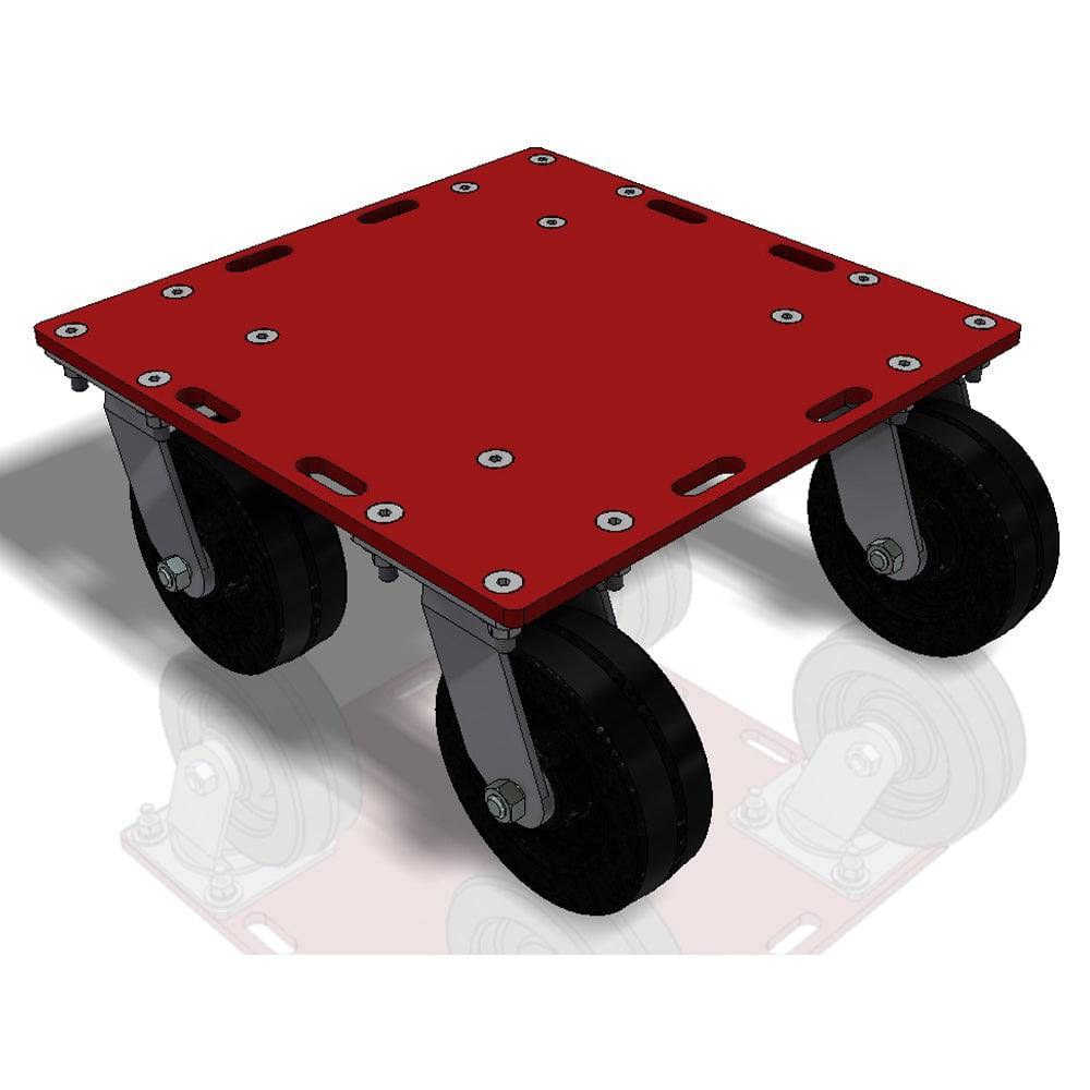 Slotted 4K Dolly 16 in x 16 in - 4000 lbs cap. – Source 4 Industries