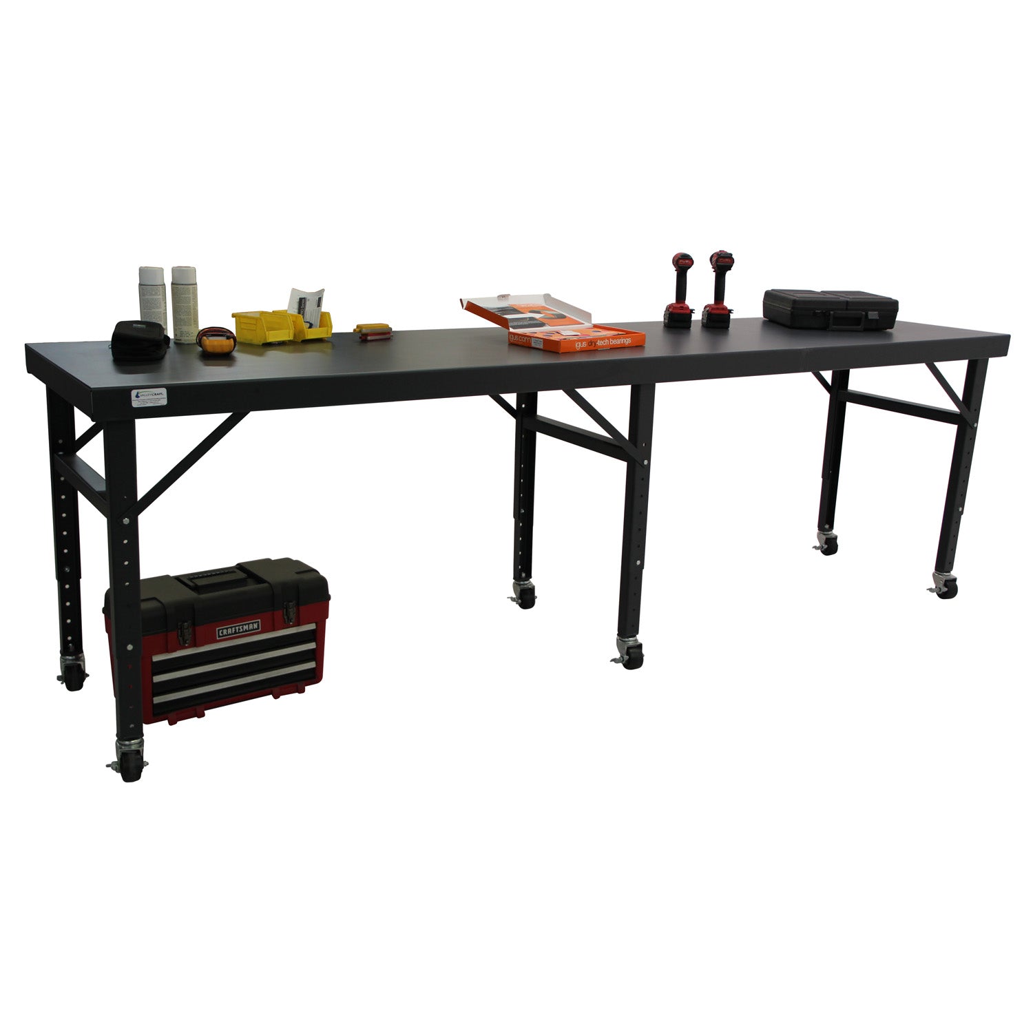 Valley Craft Mobile Adjustable Height Work Table – Source 4 Industries