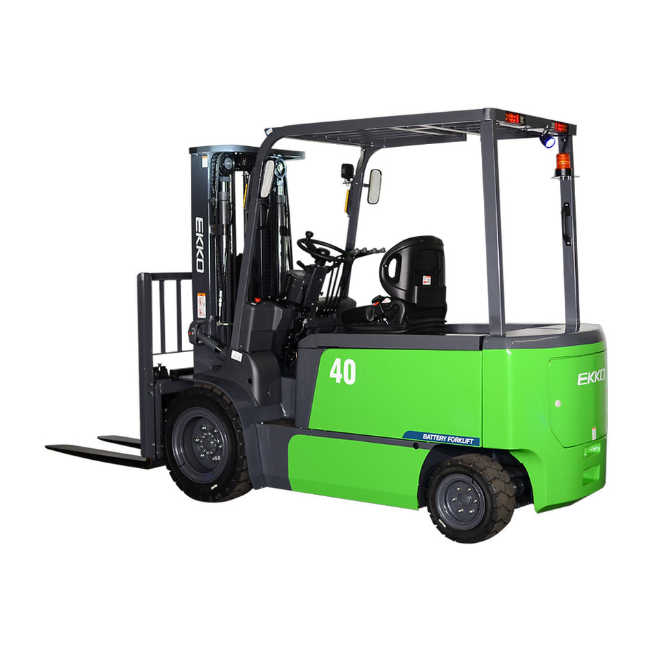 EKKO EK40T-Li Lithium Forklift with Side Shift - 8000 lb Capacity, 185in Lift Height