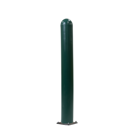 Forest Green Steel Bollard and Cover