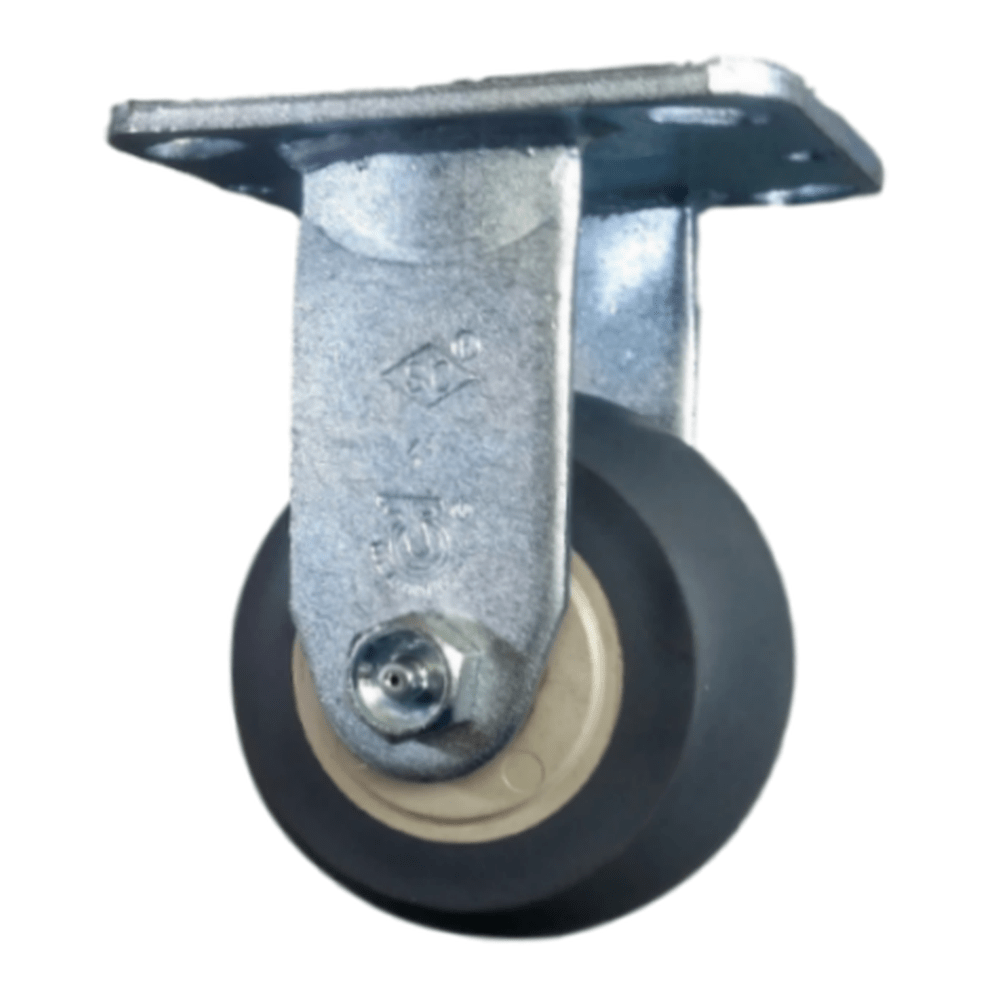 4" x 2" Thermo-Pro Wheel Rigid Caster - 300 lbs. Capacity - Durable Superior Casters