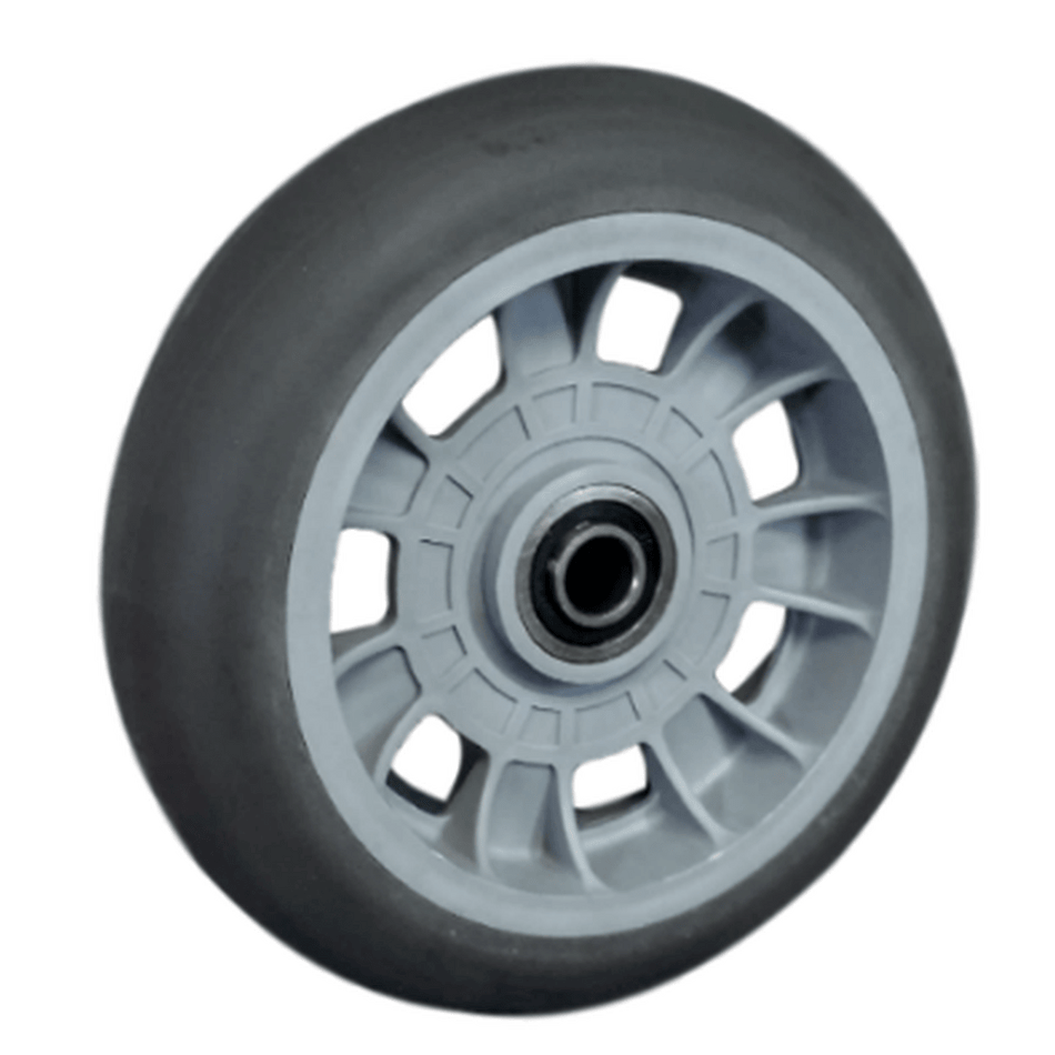 8" B&P ProFlex Hand Truck Wheel Offset Hub Precision Bearing - B&P Manufacturing