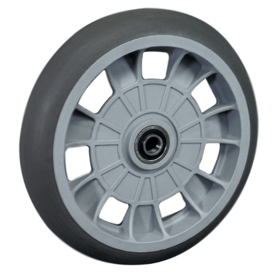 10" B&P ProFlex Hand Truck Wheel Offset Hub 5/8" Precision Bearing - B&P Manufacturing