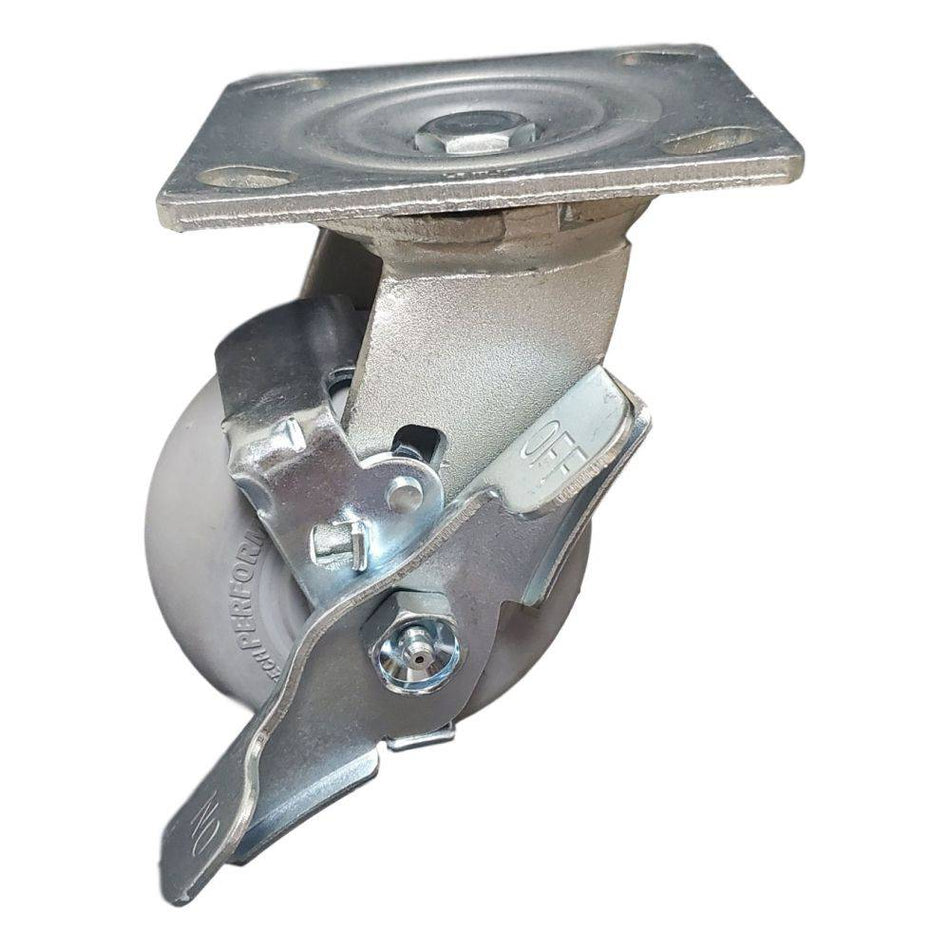 4" x 2" Colson Performa Swivel Caster w/ Top Lock Brake - 500 lbs. Cap. - Colson