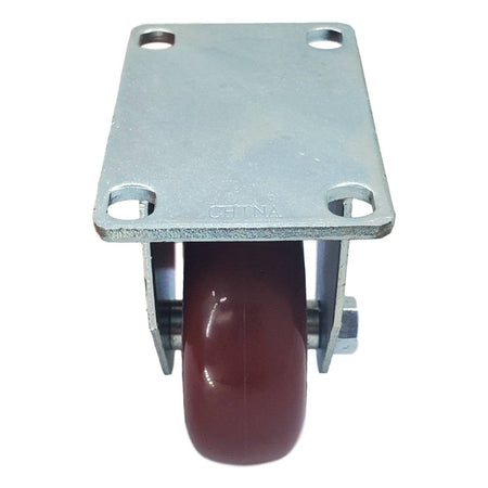 3" x 1-1/4" Polymadic Wheel Rigid Caster- 300 Lbs. Capacity - Durable Superior Casters