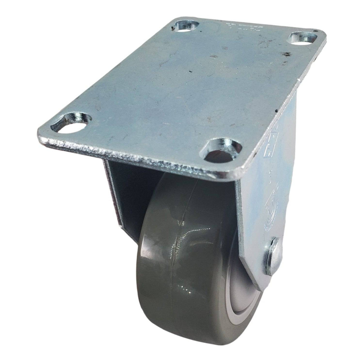 Copy of 3" x 1-1/4" Poly Pro Wheel (Gray) Rigid Caster - 300 Lbs. Capacity - Durable Superior Casters