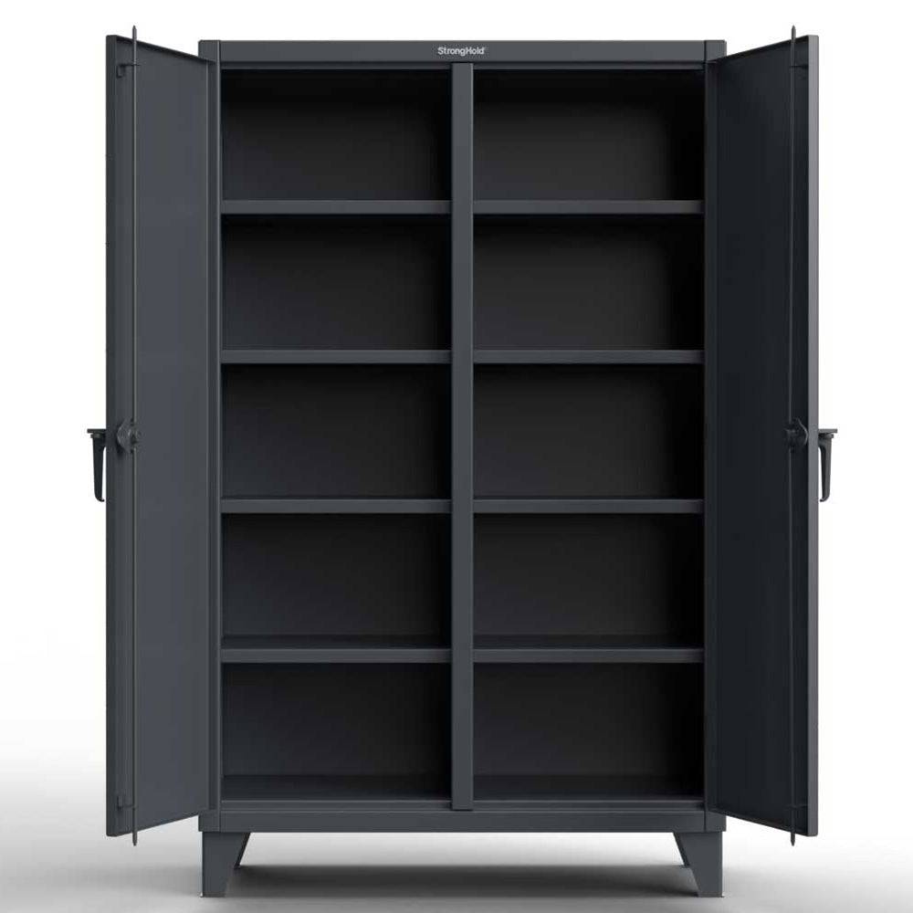 Extreme Duty 12 GA Double Shift Cabinet with 8 Shelves - 72 In. W x 24 ...