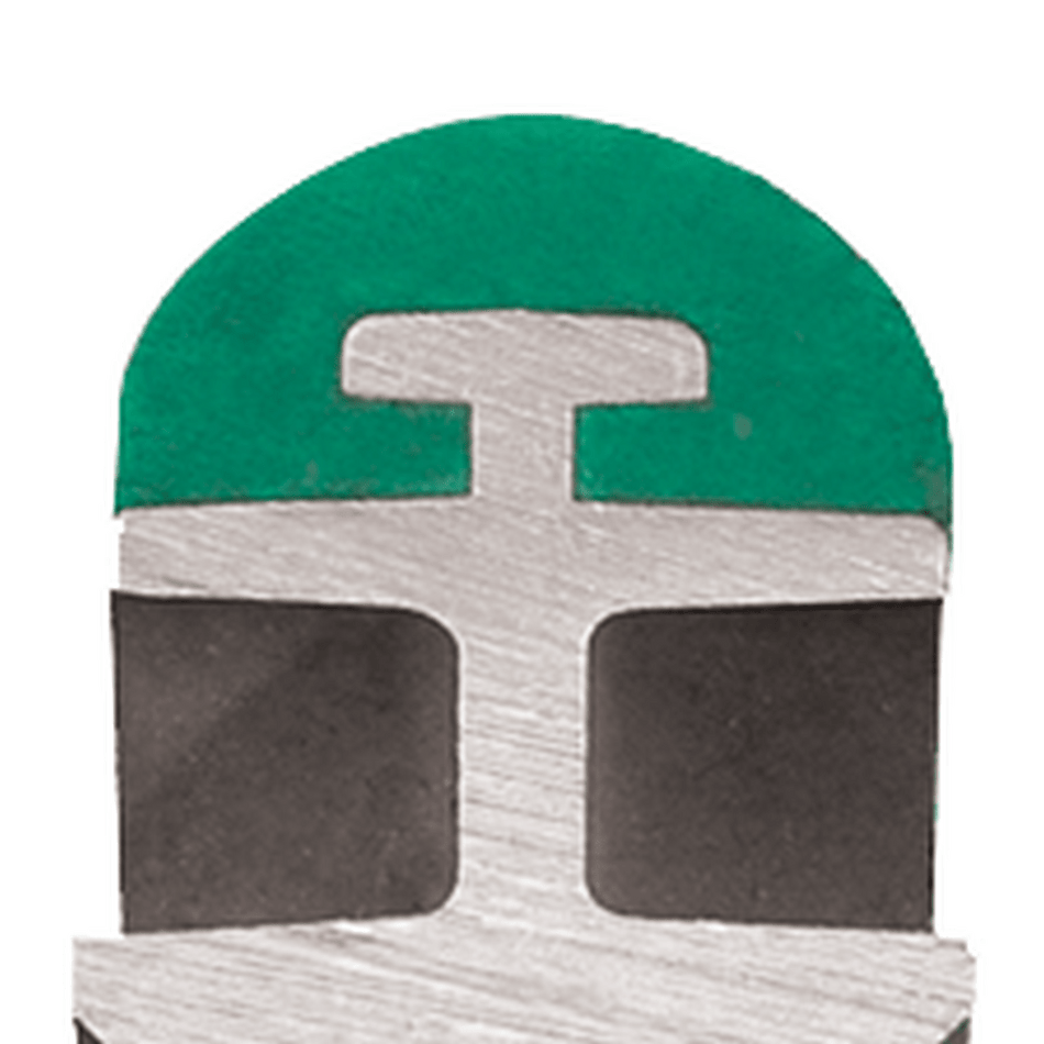 6" x 2" Polyflexon Aluminum Wheel (1/2") Precision Bearing - 1,000 lbs. Cap. - Durable Superior Casters