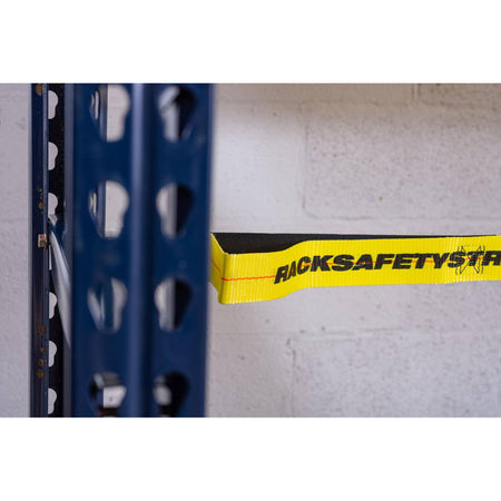 Pallet Rack Safety Straps - Standard/J-Hook Attachments - Adrian's Safety Solutions