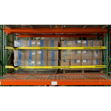 Pallet Rack Safety Straps - Standard/J-Hook Attachments - Adrian's Safety Solutions
