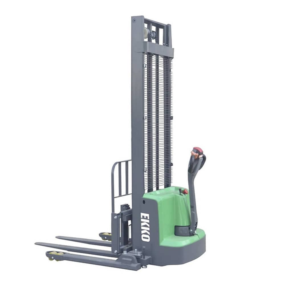 EKKO EB13ES-145LI Full Powered Straddle Stacker Side Shifting 2800