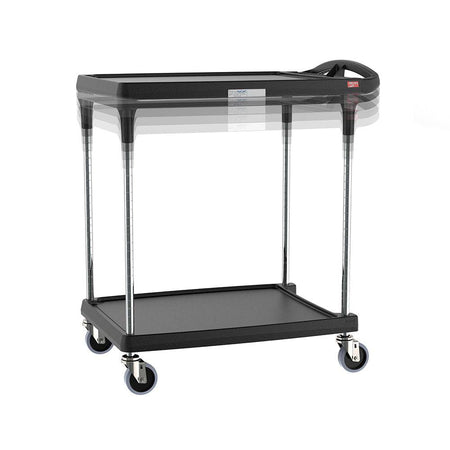 Metro - myCart Plus Series 2- and 3-Shelf Height-Adjustable Utility Cart - Metro