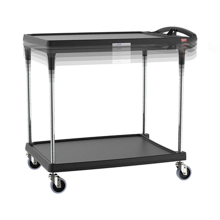 Metro - myCart Plus Series 2- and 3-Shelf Height-Adjustable Utility Cart - Metro