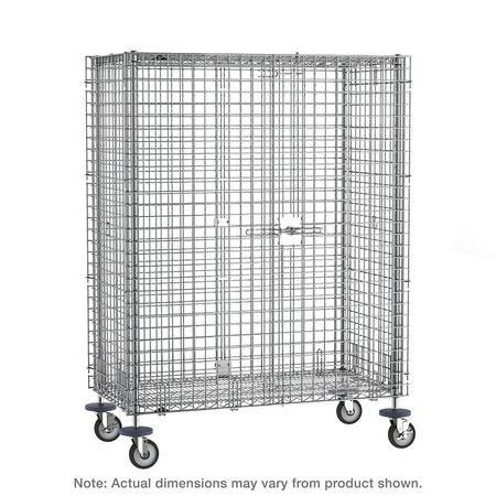 Metro Super Erecta Mobile Security Shelving Unit With Brakes - Metro