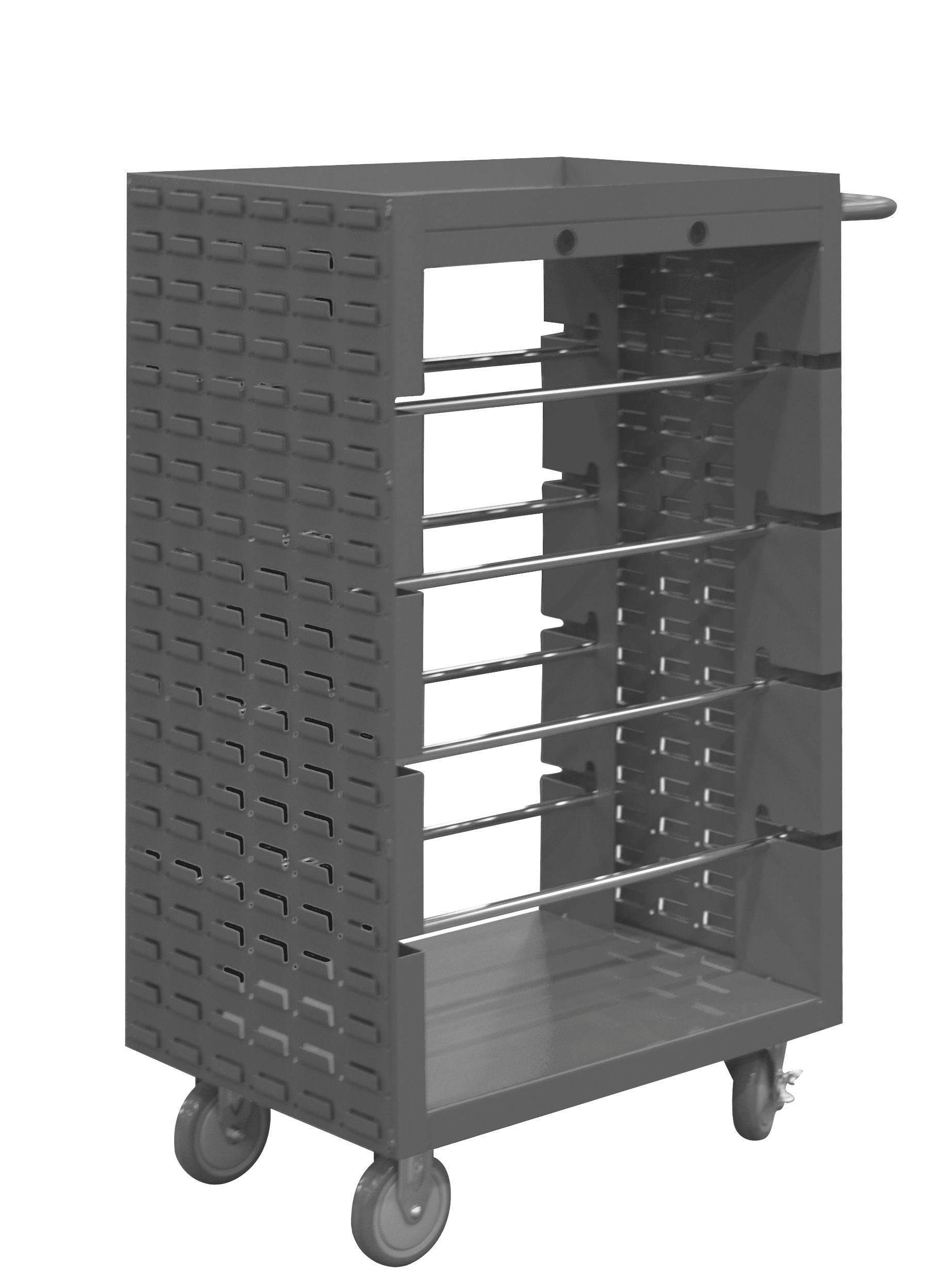 Mobile Wire Spool Cart, 8 Wire Rods - Durham