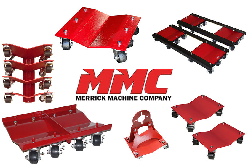 Merrick Machine Versatile Auto Dollies