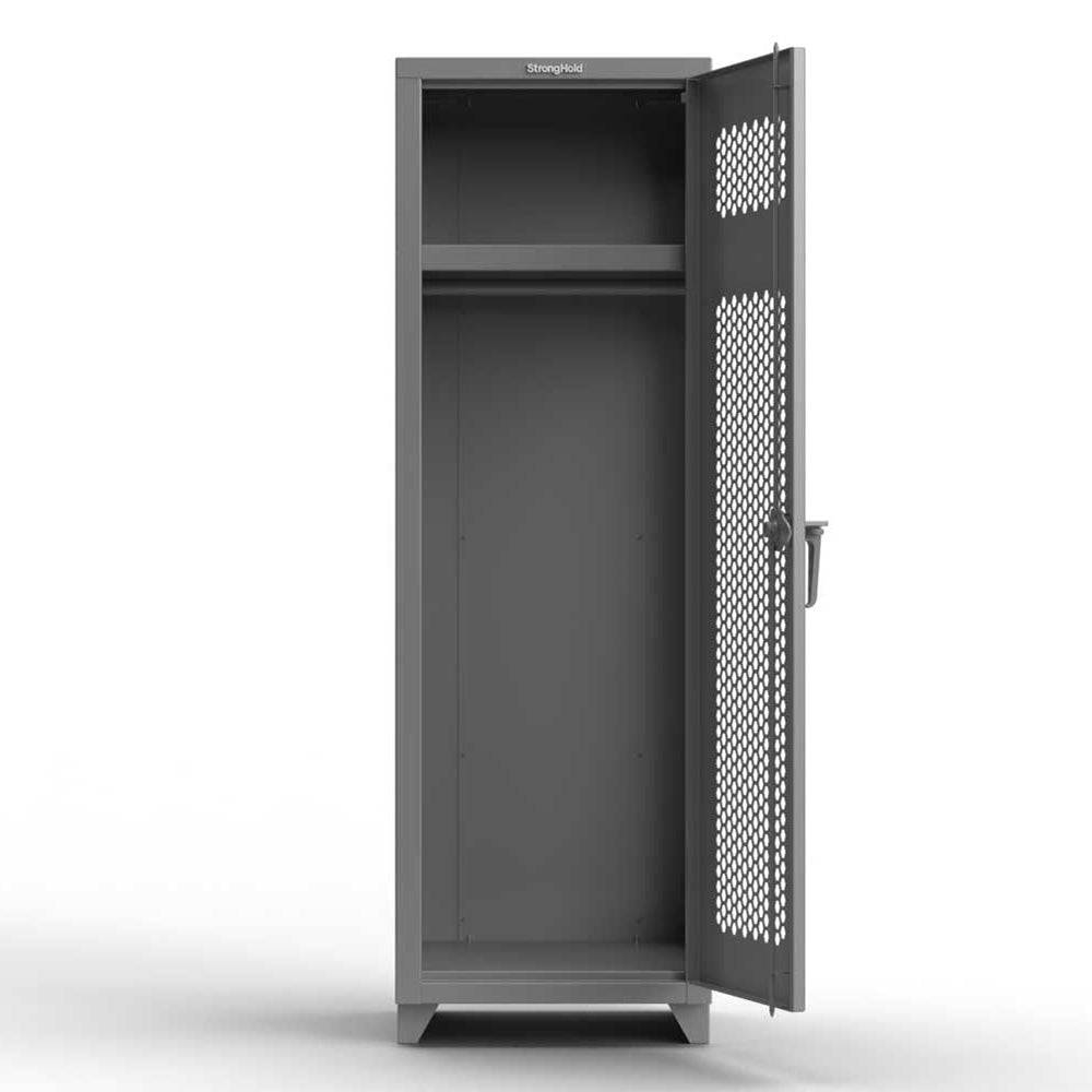 Strong Hold 1-Tier 3 Door Extra HD Ventilated Locker, 54