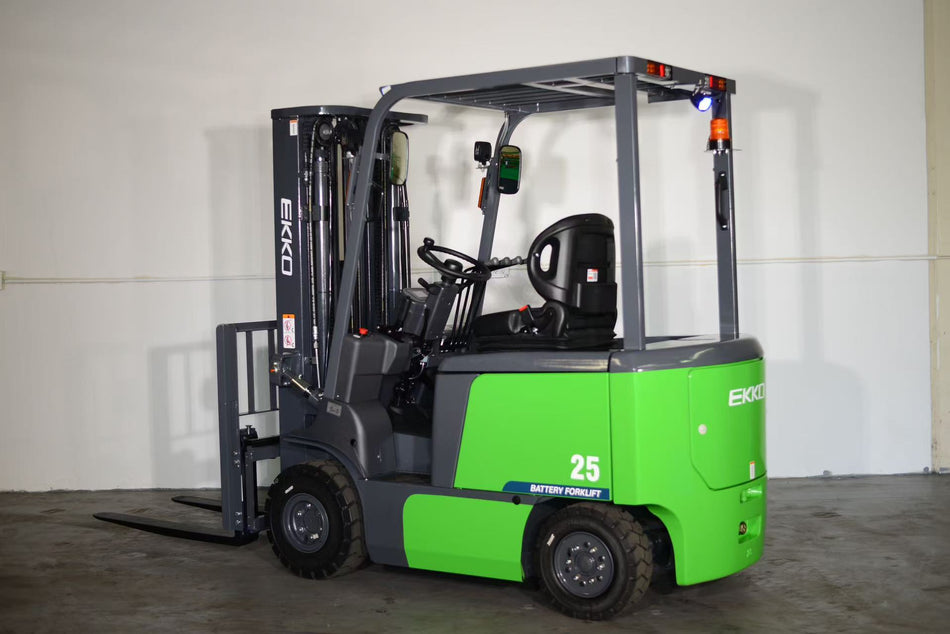 EKKO EK25T-Li Lithium Powered Forklift, 5000 lbs. Capacity.