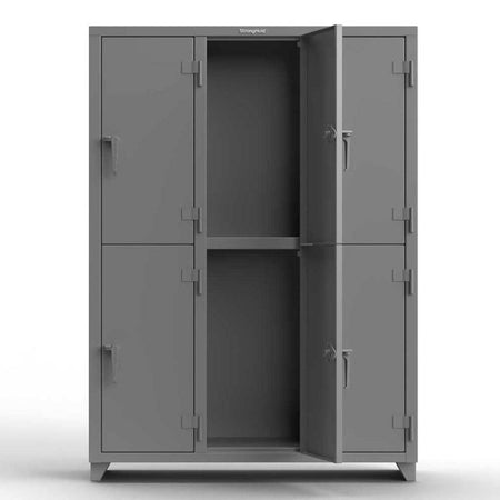 Extra Heavy Duty 14 GA Double-Tier Locker - Strong Hold