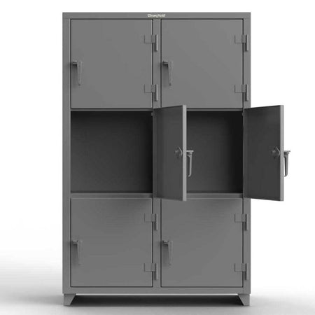 Extra Heavy Duty 14 GA Triple-Tier Locker - Strong Hold