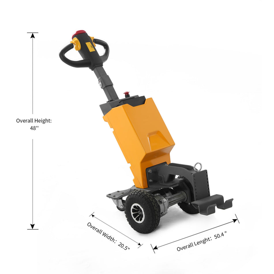 Lithium Powered Electric Walkie Tugger - 2,200 lbs Capacity