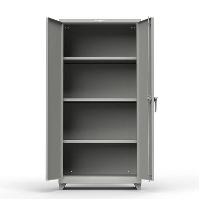 Extra Heavy Duty 14 GA Cabinet with 3 Shelves - Strong Hold