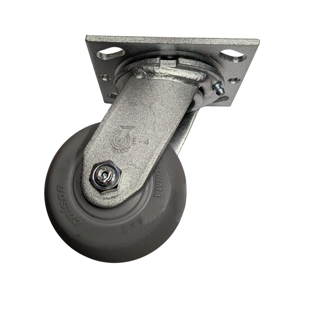 4" x 2" Colson Performa Swivel Caster w/ Top Lock Brake - 500 lbs. Cap. - Colson