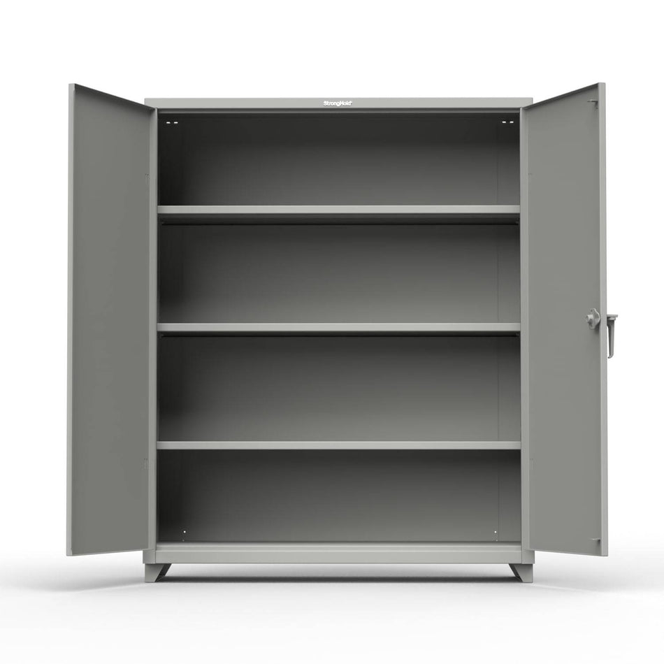 Extra Heavy Duty 14 GA Cabinet with 5 Shelves - Strong Hold