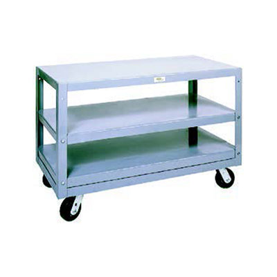 Versatile Mobile Steel Table - Up to 3000 lbs, Customizable Shelves - Meco-Omaha