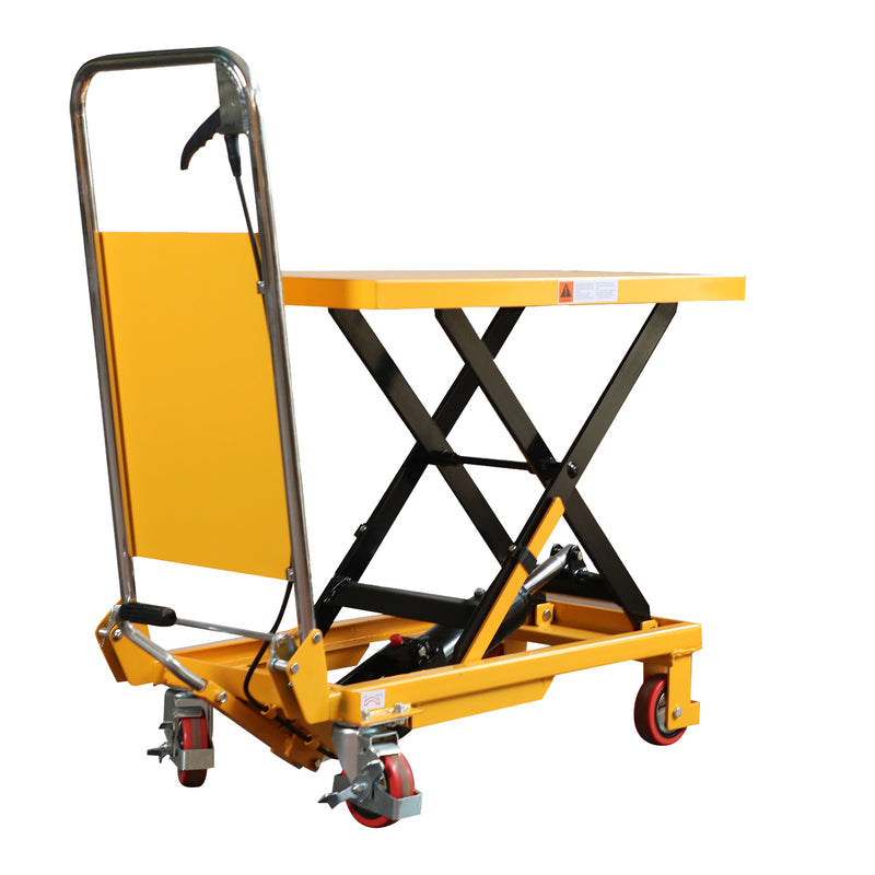 Single Scissor Lift Table, 330 to 1760 lbs, 29" to 39.5" Lifting Height