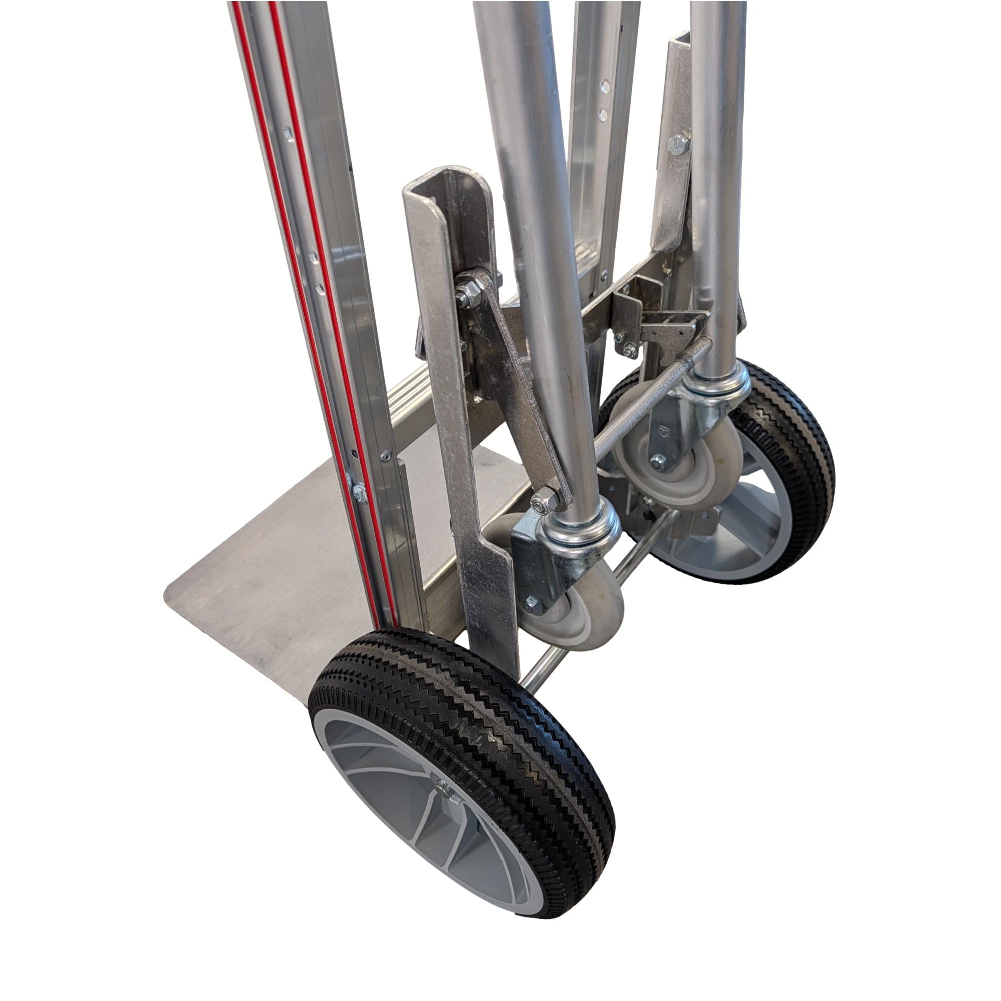 B&P Aluminum Hand Truck 60" w/ 4th Wheel Attachment - 600lb Capacity additional view