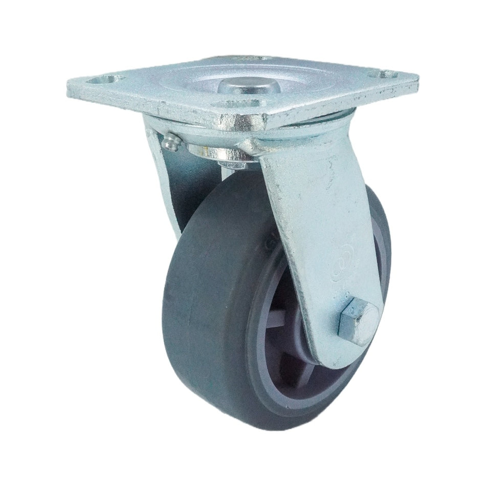 5in x 2in TPR Top Plate Swivel Caster - 397 lbs