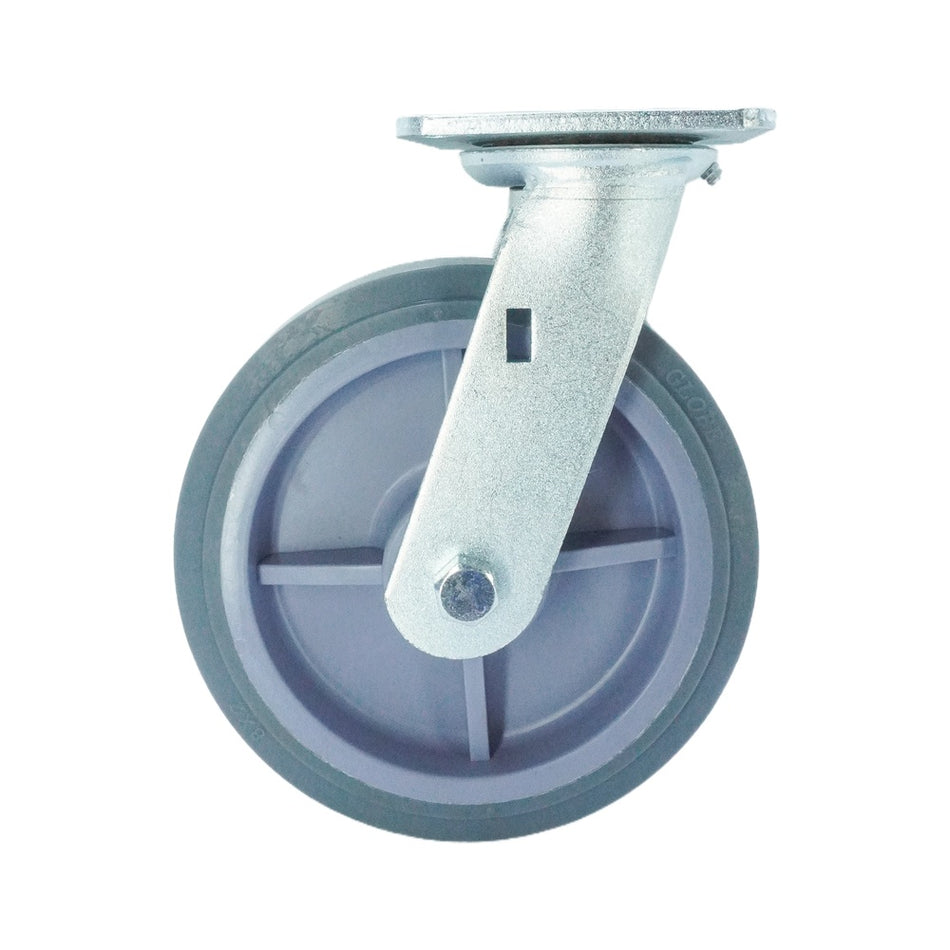 7.75in x 2in TPR Top Plate Swivel Caster - 683 lbs