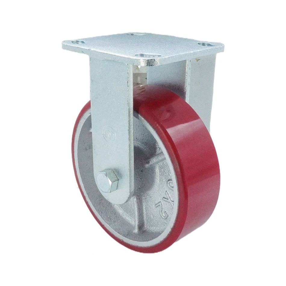 6in x 2in PU (Iron Core) Top Plate Rigid - 904 lbs