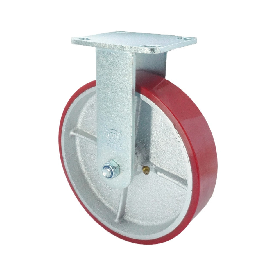 7.75in x 2in PU (Iron Core) Top Plate Rigid - 926 lbs