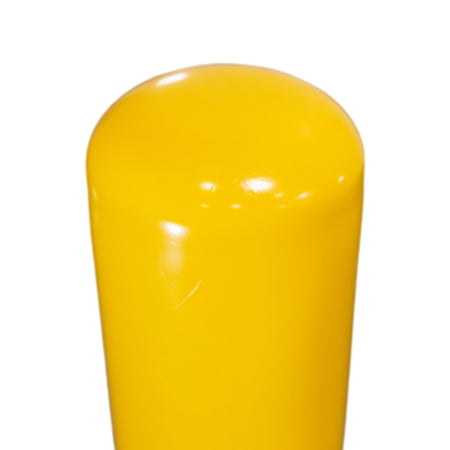 Top of 4" x 36" Removable Yellow Steel Bollard