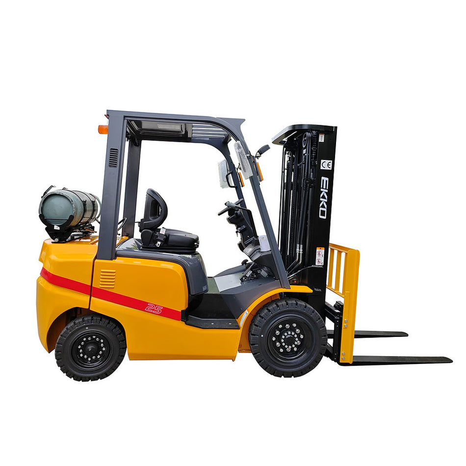 EKKO EK25TLP Forklift with Solid Pneumatic Tires - 5000 lbs Capacity
