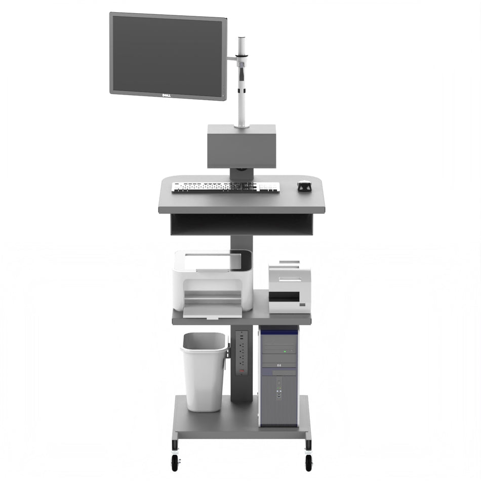 Valley Craft Mobile Shop Tech Desk, Industrial