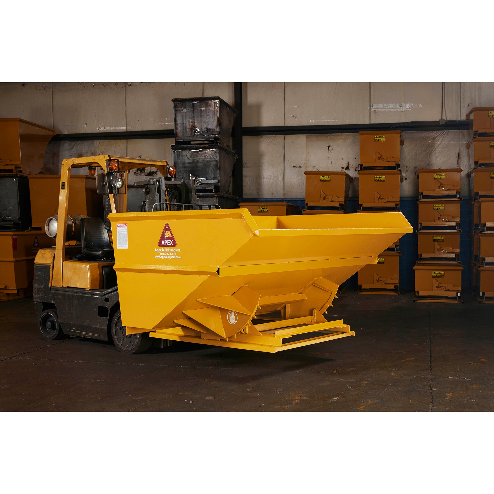 Heavy Duty Hopper - 4 Cubic Yards - 8,000 lbs Capacity – Source 4 ...
