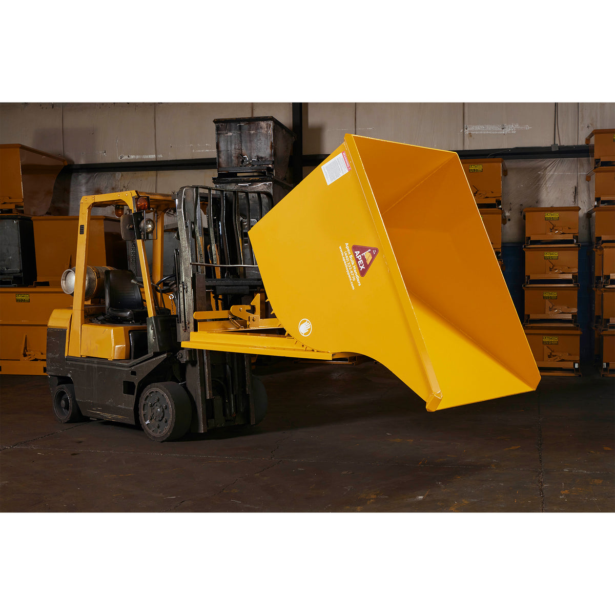 Heavy Duty Hopper - 3 Cubic Yards - 8,000 lbs Capacity – Source 4 ...
